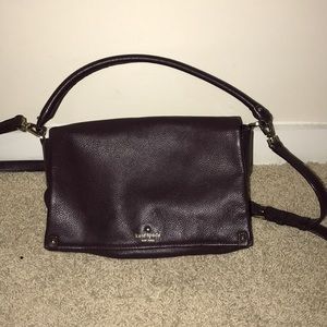 Maroon Kate spade cross body bag